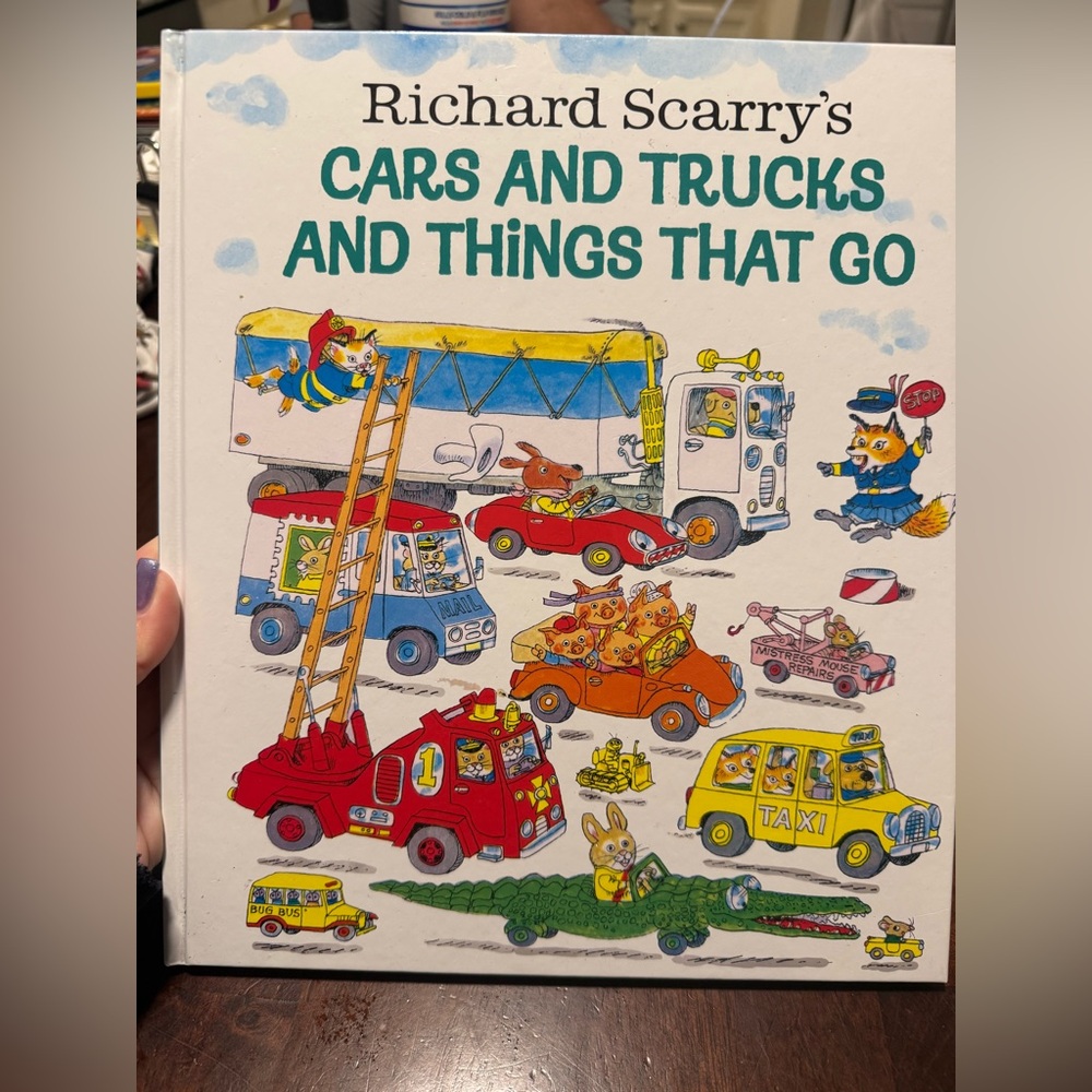 Richard Scarry’s Cars & Trucks and Things That Go Children’s Book